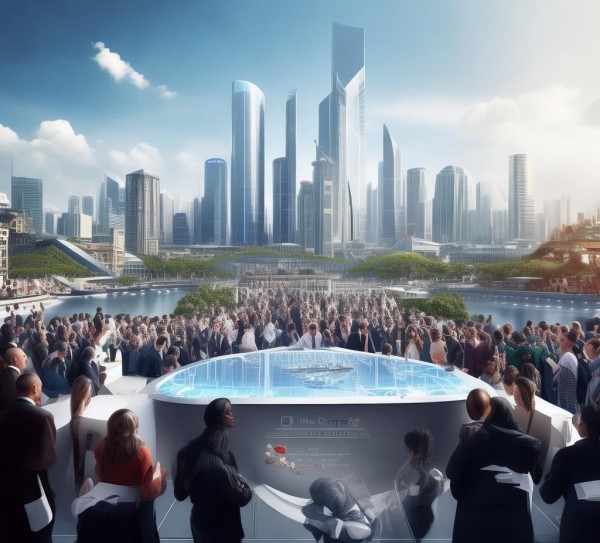 新港商贸城,未来与活力的新闻发布会 新港商贸城,未来与活力的新闻发布会