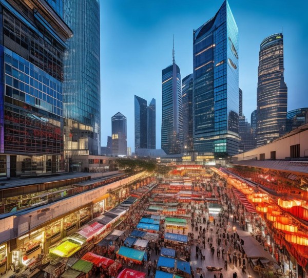 上海国际商贸城，商业活力与文化交融的奇迹