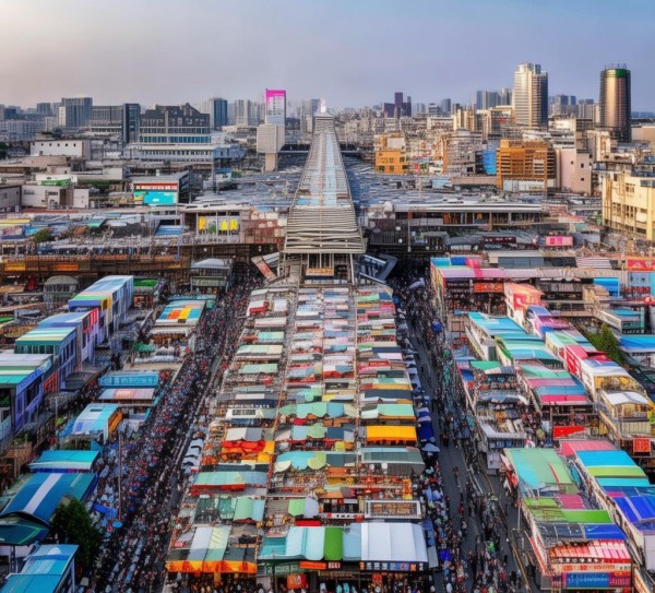 即墨西部国际商贸城，连接南北，汇聚商海