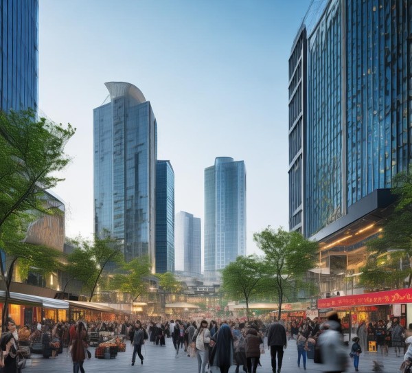 玉林和平商贸城，商业升级与民生保障并重