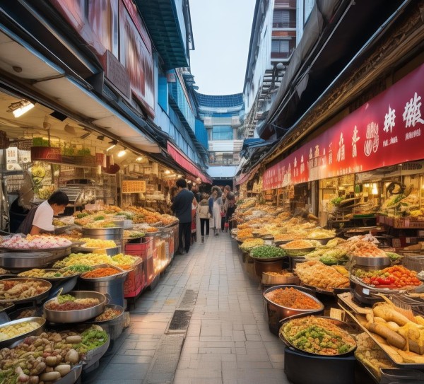 岳阳国际商贸城美食与商业的完美融合