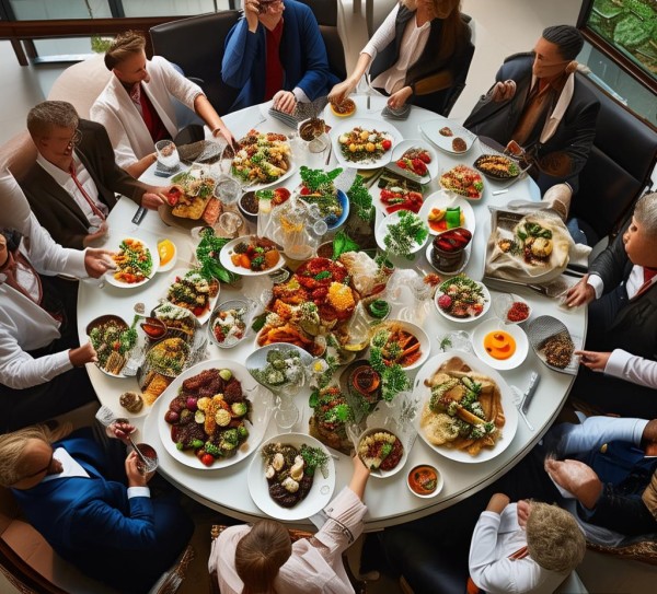 一场商务圆桌与味蕾盛宴的精彩盛宴