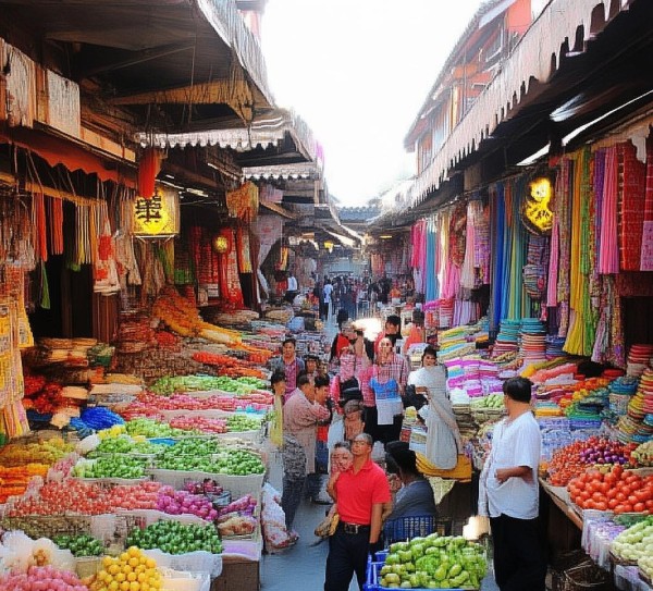 环翠区商贸市场活力四射